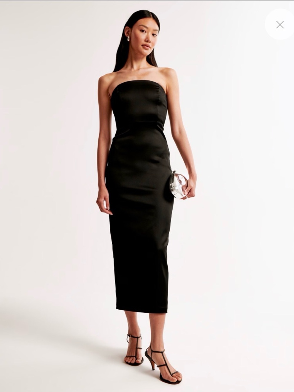 Blue Abercrombie & Fitch Navy Satin Women's Dresses